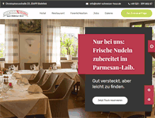 Tablet Screenshot of hotel-schweizer-haus.de